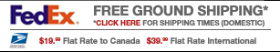 FedEx: Free ground Shipping